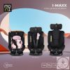 Moni i-MAXX autósülés, isofix, forgatható, 2 plüss+párna 40-150cm PINK