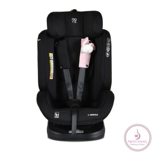 Moni i-MAXX autósülés, isofix, forgatható, 2 plüss+párna 40-150cm PINK