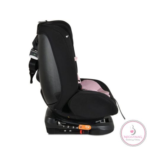 Moni i-MAXX autósülés, isofix, forgatható, 2 plüss+párna 40-150cm PINK