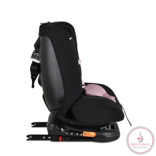 Moni i-MAXX autósülés, isofix, forgatható, 2 plüss+párna 40-150cm PINK