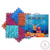 Ortho Puzzle: Ortopédiai masszázs szőnyeg szett, 8 darabos - Tenger