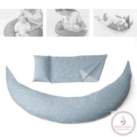   Nuvita Dreamwizard terhességi és szoptatós párna - Grey Star - 7100