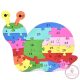 Számos fa oktató csiga puzzle