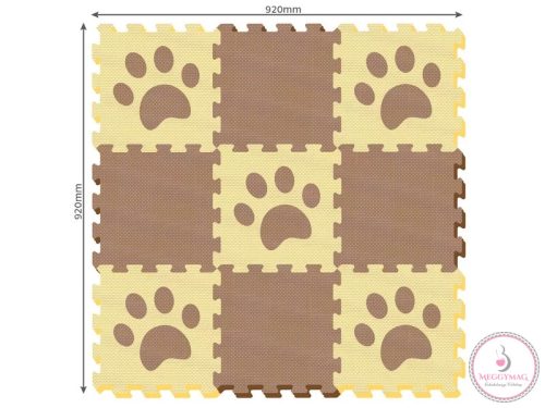Tappancs 9 darabos habszivacs szőnyeg puzzle