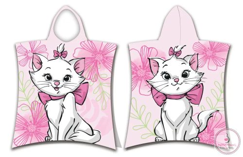 Disney Marie cica strand törölköző poncsó 50x115cm