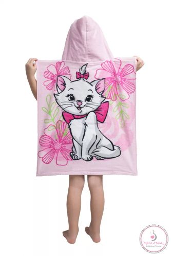 Disney Marie cica strand törölköző poncsó 50x115cm