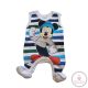 Belül bolyhos ujjatlan kisfiú rugdalózó Mickey egér mintával 50-es