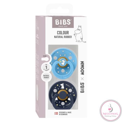 BIBS x Mumin 2-es szett Colour Jó éjt! 0-6 hó