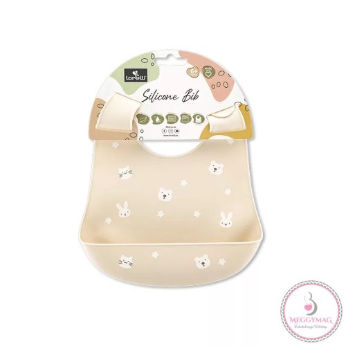 Lorelli szilikon előke - Beige