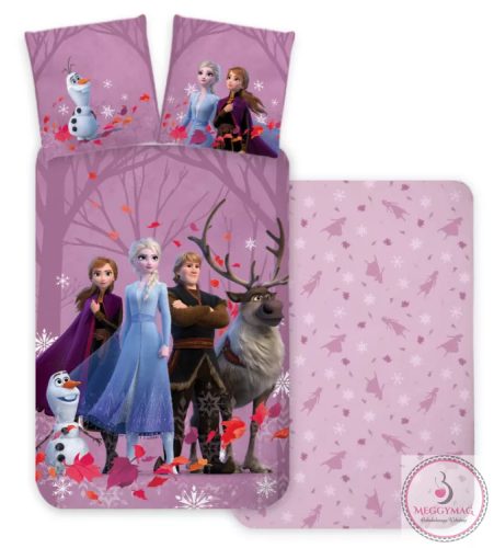 Disney Jégvarázs Purple Gyerek ágyneműhuzat 100×135cm, 40×60 cm