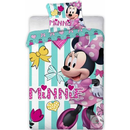 Disney Minnie gyerek ágyneműhuzat 100×135cm, 40×60 cm