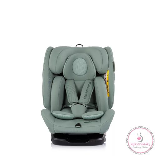 Chipolino Techno iGrow autósülés Isofix 40-150cm - matcha