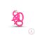 Mini táncoló rágómaki pink - rágóka fogzásra