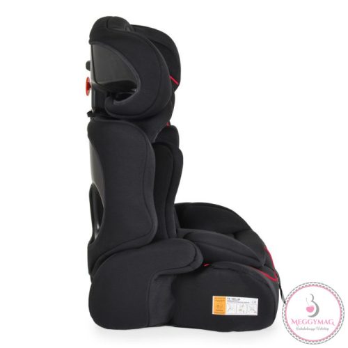Moni FLEX autósülés 76-150cm FEKETE/PIROS díszcsík