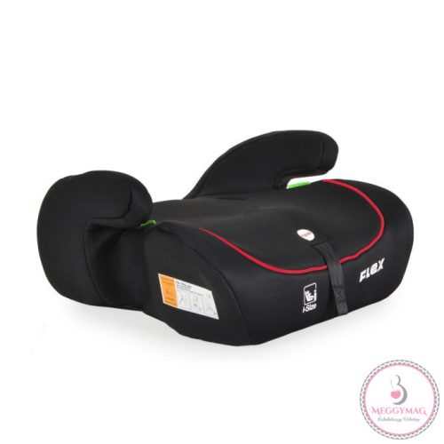 Moni FLEX autósülés 76-150cm FEKETE/PIROS díszcsík