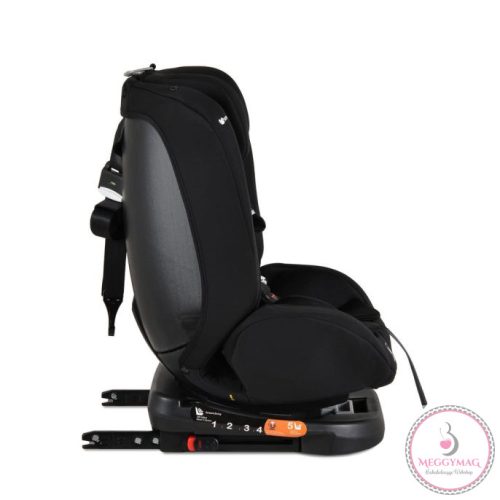 Moni i-MAXX autósülés, isofix, forgatható, 2 plüss+párna 40-150cm FEKETE 
