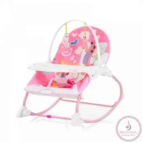Chipolino Enjoy rezgő-zenélő pihenőszék Pink