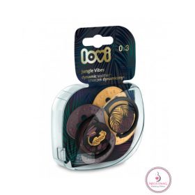   Lovi Dinamikus nyugtató cumi Jungle Vibes girl 0-3hó 2db UTOLSÓ DARAB! 
