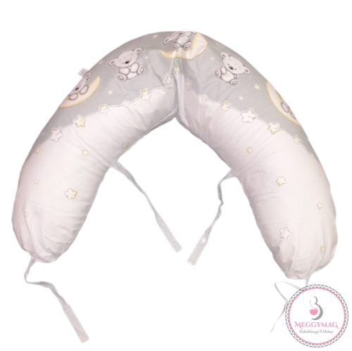 DOMBABY terhességi és szoptatós párna 30x120 cm Maci szürke 