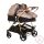 Chipolino Duo Smart iker babakocsi - Golden Beige 