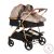 Chipolino Duo Smart iker babakocsi - Golden Beige 