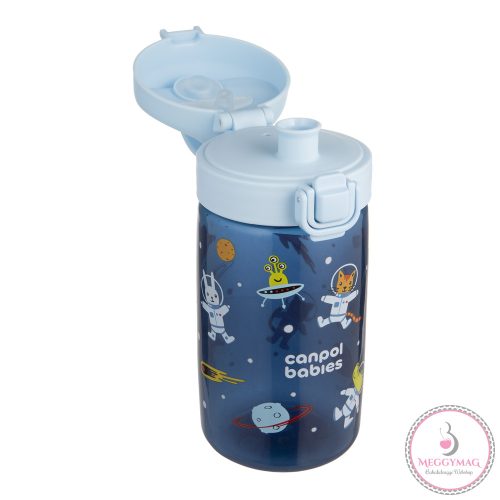 Canpol babies JUNIOR gyermek kulacs 400 ml kék 