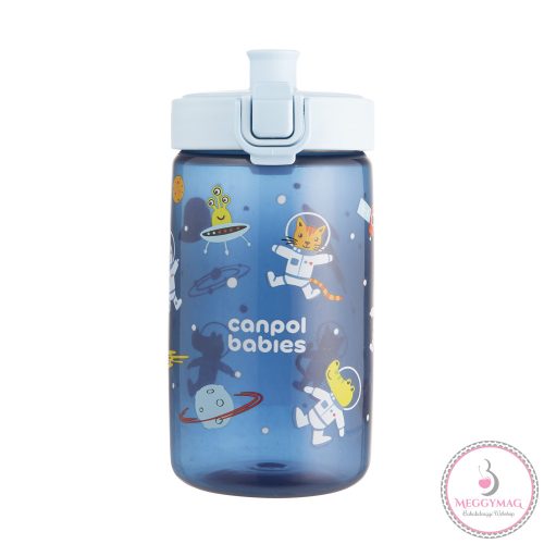 Canpol babies JUNIOR gyermek kulacs 400 ml kék 