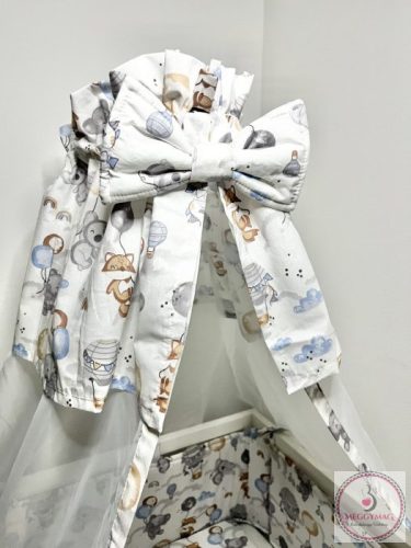 Bbaby 4 részes babaágynemű szett – Lufis Állatok