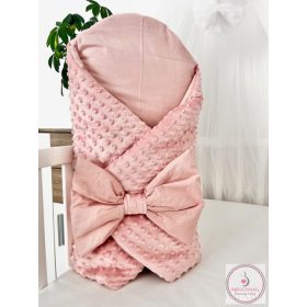 Kókuszpólya púder minky és pamut, 80×80 cm