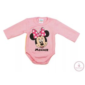 Hosszú ujjú bolyhos baba body Minnie egér mintával 98-as