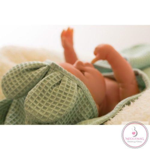 Fürdőlepedő Waffle - zöld