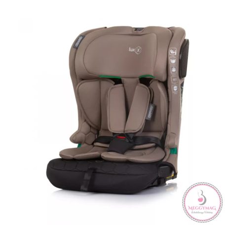 Chipolino Lux X autósülés Isofix 76-150cm - Macadamia 