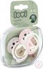 LOVI világító nyugtató cumi 6-18 hó 2 db. CapiChill Girl Capibara