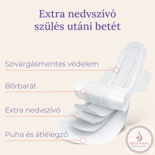 Lansinoh extra nedvszívó szülés utáni betét – O-2 hét – egyesével csomagolt, 10 db