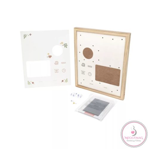 Petit Artichaut birth frame - kéz- és láblenyomat készlet