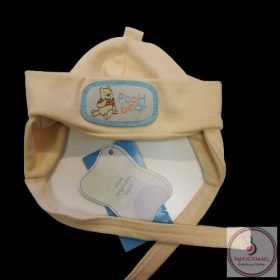 Újszülött pamut baba sapka, 56-os