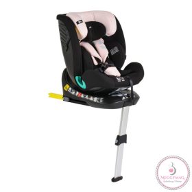   Cangaroo i-PROTECT isofixes autósülés 40-150 cm támasztólábbal, 360 fokban forgatható Pink 