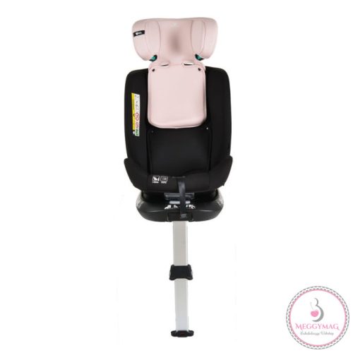 Cangaroo i-PROTECT isofixes autósülés 40-150 cm támasztólábbal, 360 fokban forgatható Pink 