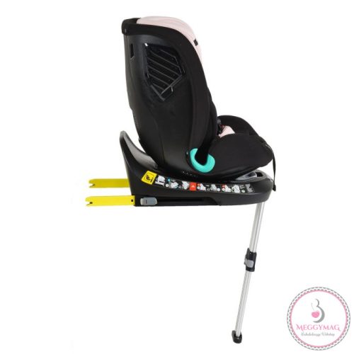 Cangaroo i-PROTECT isofixes autósülés 40-150 cm támasztólábbal, 360 fokban forgatható Pink 