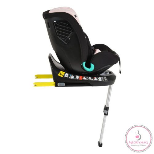 Cangaroo i-PROTECT isofixes autósülés 40-150 cm támasztólábbal, 360 fokban forgatható Pink 