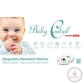   Baby Control Premium TWINS légzésfigyelő készülék 2 gyermek számára