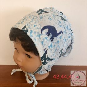 Minimanó pamut sapka Dínó 44 cm  