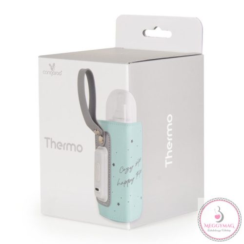 Cangaroo Caliente THERMO hordozható cumisüveg melegen tartó USB-C töltővel KICSI MENTA 