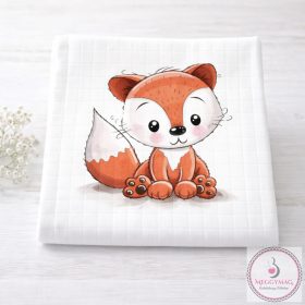 Mintás textil pelenka  - róka 