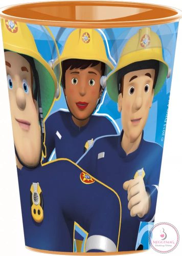 Sam, a tűzoltó pohár, műanyag 260 ml