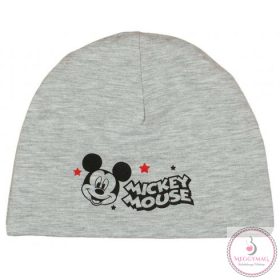   Vékony pamut kisfiú sapka Mickey egér mintával, 3 (42cm fejátmérő)