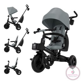 Kinderkraft tricikli 6in1 AVEO 2 PLUS szürke 