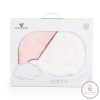 Babatakaró SOFTY pihe puha kicsi 80*110cm jegesmedvés PINK, KÉSZLETEN A BOLTBAN!