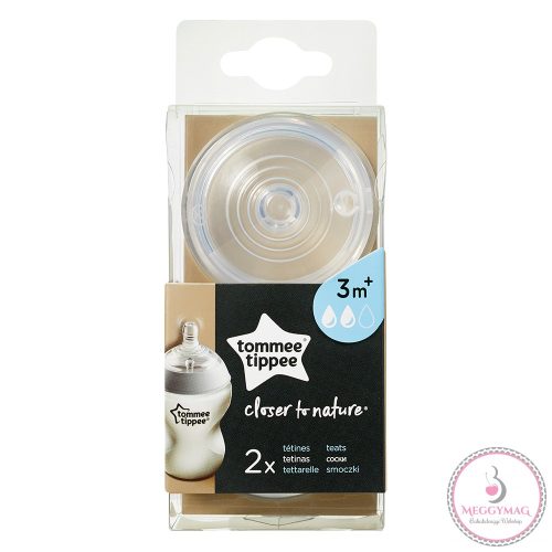 Tommee Tippee cumisüveg cumi CTN 2 db közepes folyású