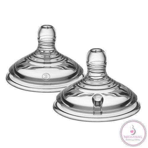 Tommee Tippee cumisüveg cumi CTN 2 db gyors folyású, UTOLSÓ DARAB!
